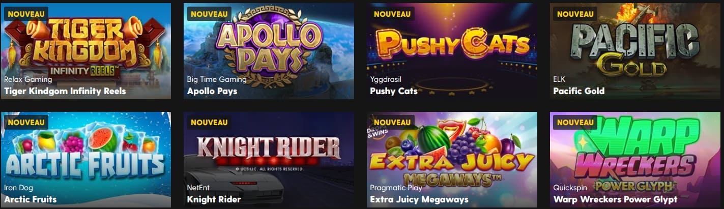 bethard casino Nouveaux jeux