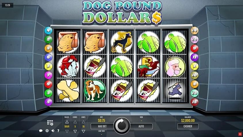 Machine à sous Dog Pound Dollars