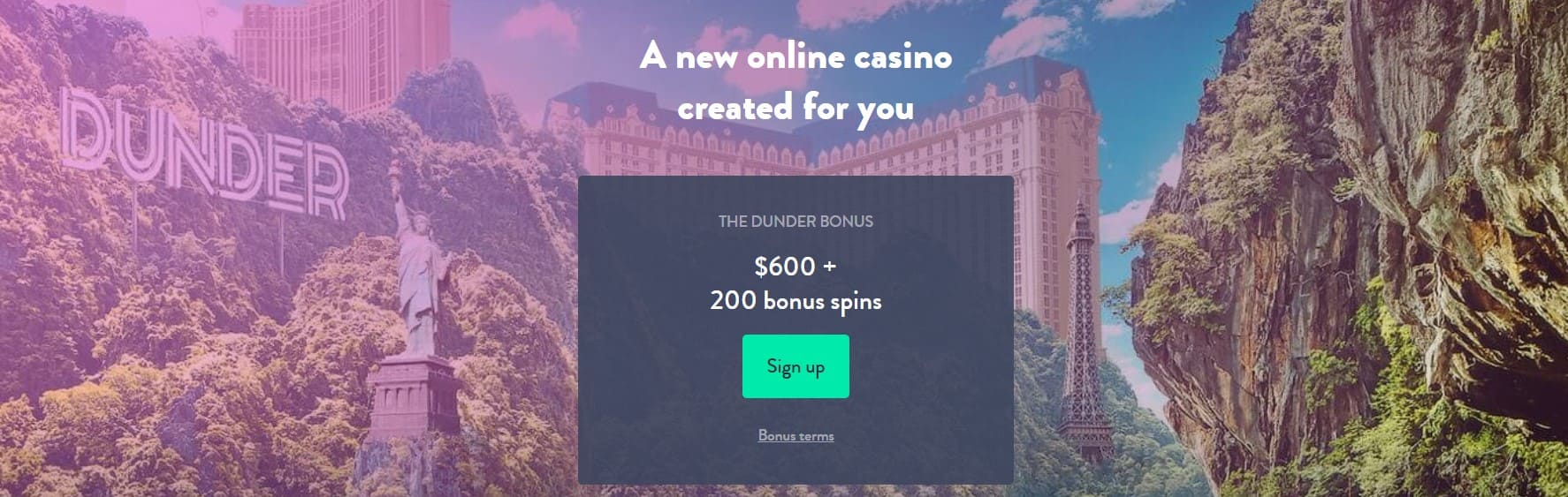 dunder casino sign up