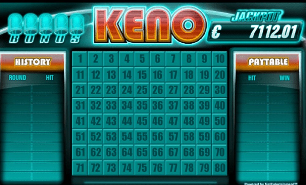 Keno Bonus Machines à Sous