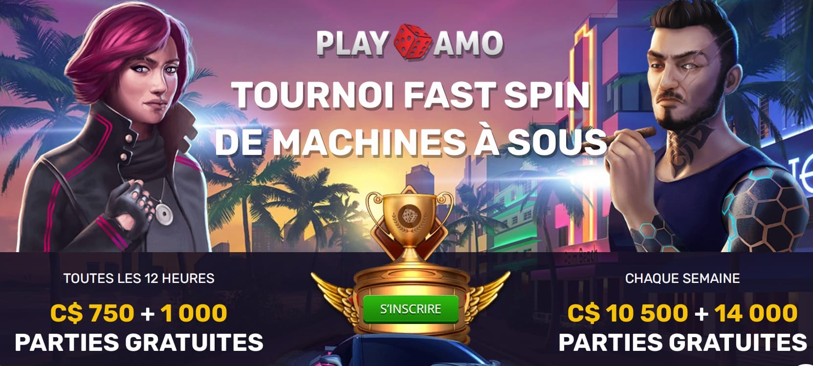 PlayAmoCasino Tournoi Fast Spin